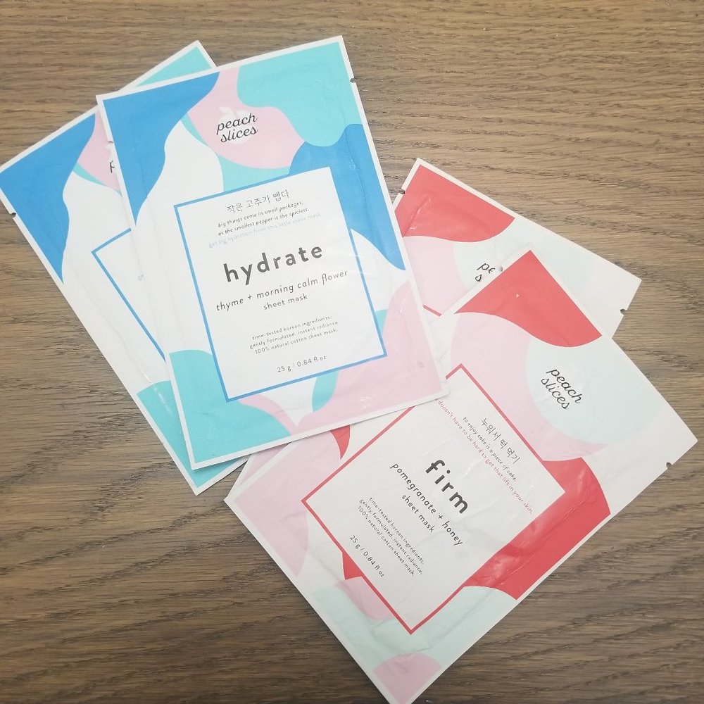 Peach Slices 4 Sheet Masks
